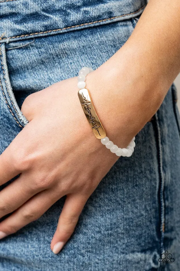 Bracelets Paparazzi Accessories Family is Forever Gold Bracelet Jewelry by Bretta