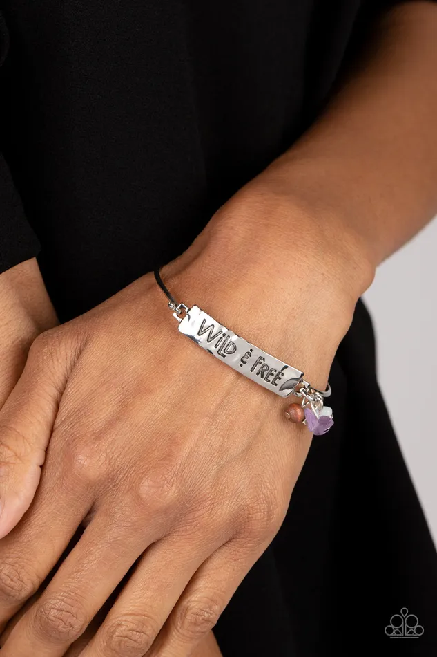 Bracelets Paparazzi Accessories Fearless Fashionista Purple Bracelet Jewelry by Bretta
