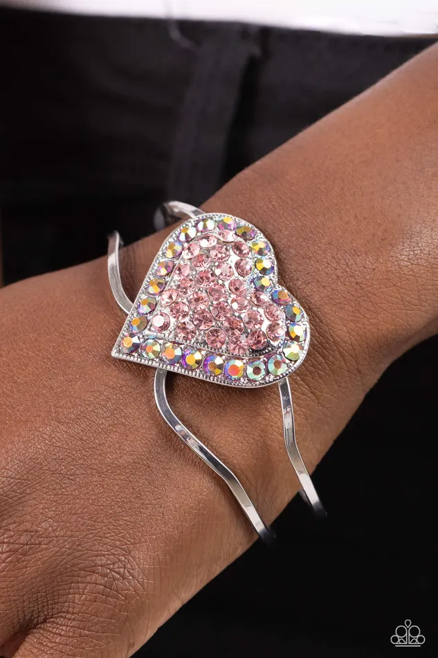 Bracelets Paparazzi Accessories Flirtatious Finale Pink Bracelet Jewelry by Bretta