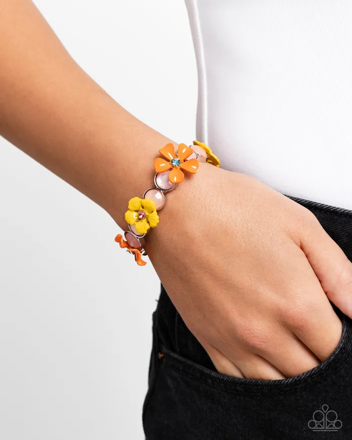 Bracelets Paparazzi Accessories Garden Grove Orange Bracelet Jewelry by Bretta