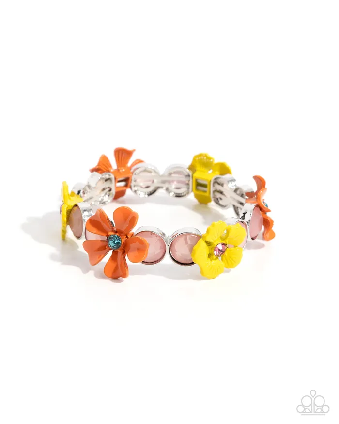 Bracelets Paparazzi Accessories Garden Grove Orange Bracelet Jewelry by Bretta