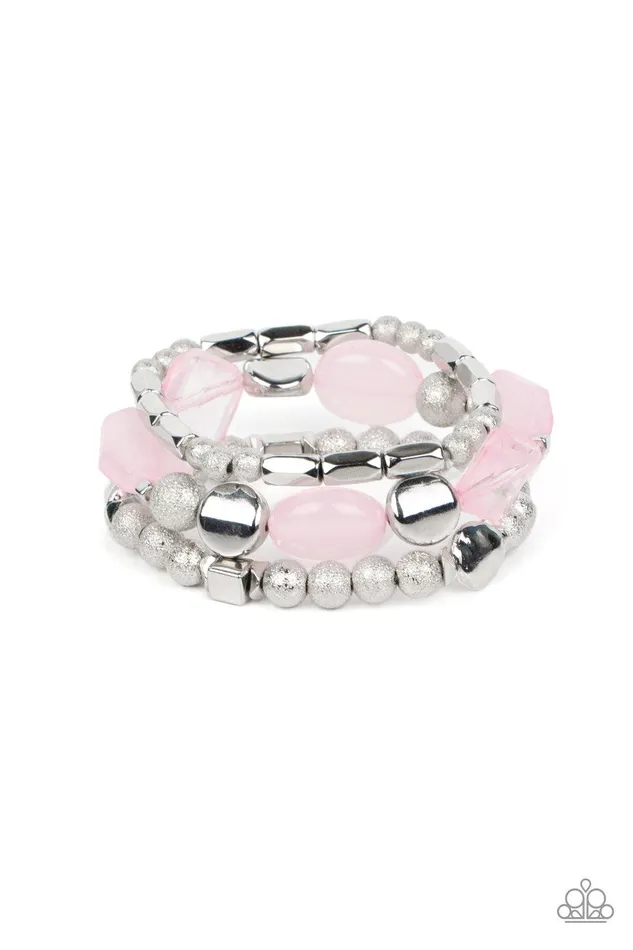 Bracelets Paparazzi Accessories Marina Magic Pink Bracelet Jewelry by Bretta