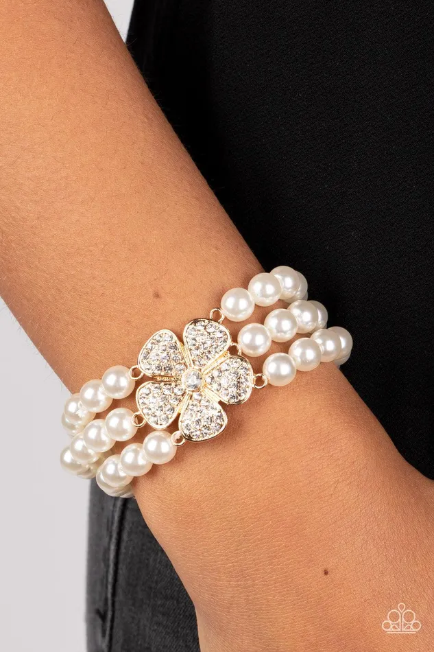 Bracelets Paparazzi Accessories Park Avenue Orchard Gold Bracelet Jewelry by Bretta