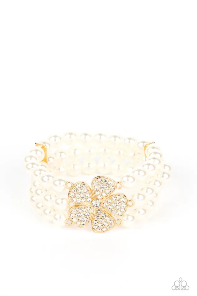 Bracelets Paparazzi Accessories Park Avenue Orchard Gold Bracelet Jewelry by Bretta