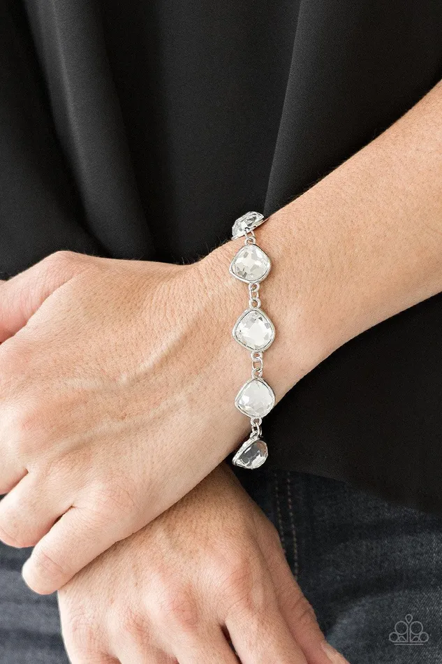 Bracelets Paparazzi Accessories Perfect Imperfection White Bracelet Jewelry by Bretta