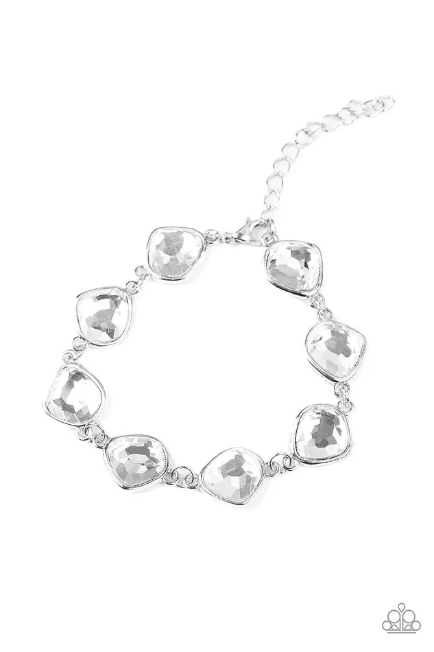 Bracelets Paparazzi Accessories Perfect Imperfection White Bracelet Jewelry by Bretta