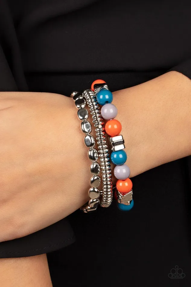 Bracelets Tour de Tourist Multi Bracelet Jewelry by Bretta Paparazzi Accessories