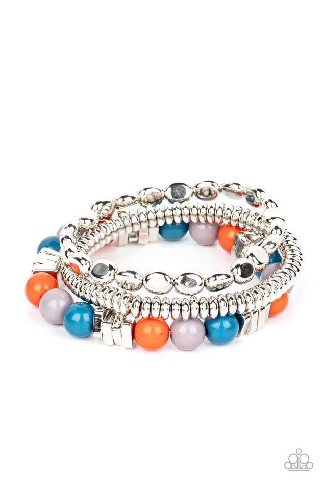 Bracelets Tour de Tourist Multi Bracelet Jewelry by Bretta Paparazzi Accessories