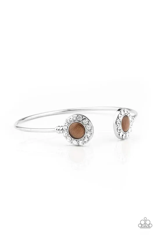 Instant Illumination Brown Bracelet Jewelry by Bretta Paparazzi Accessories Bracelets