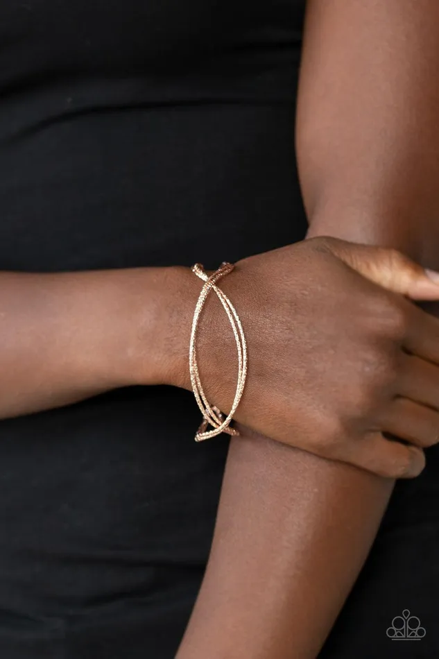 Paparazzi Accessories Bending Over Backwards Rose Gold Bracelet Jewelry By Bretta Bracelets