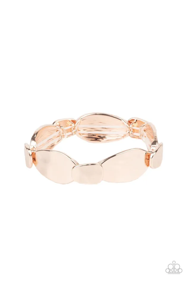 Paparazzi Accessories Bracelets Absolutely Applique Rose Gold Bracelet Jewelry by Bretta