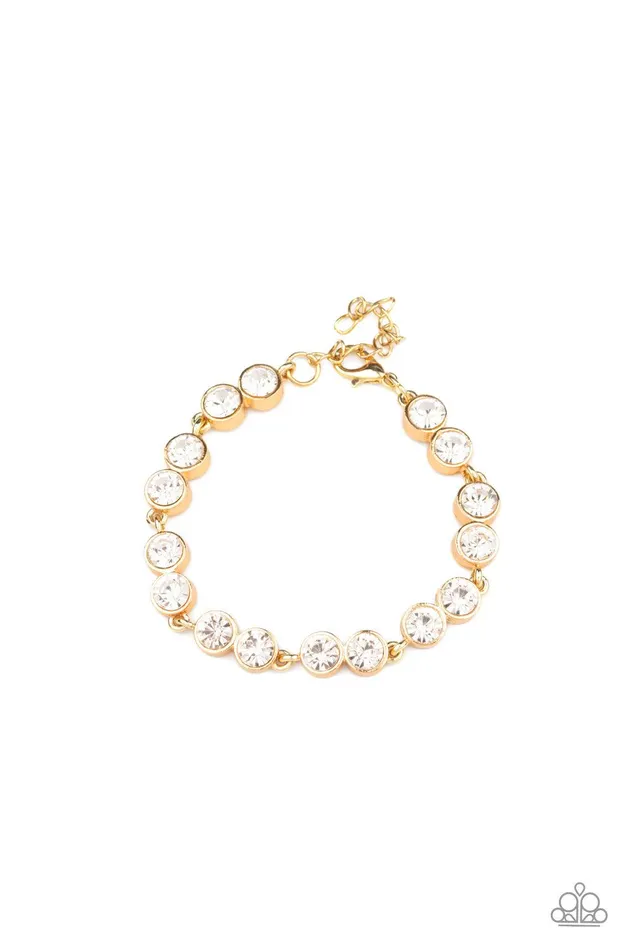 Paparazzi Accessories Bracelets By All Means Gold Bracelet Jewelry by bretta