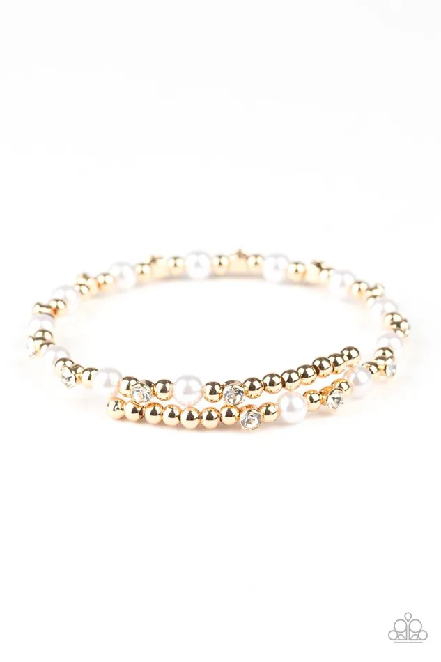 Paparazzi Accessories Bracelets Decadently Dainty Gold Bracelet Jewelry by Bretta