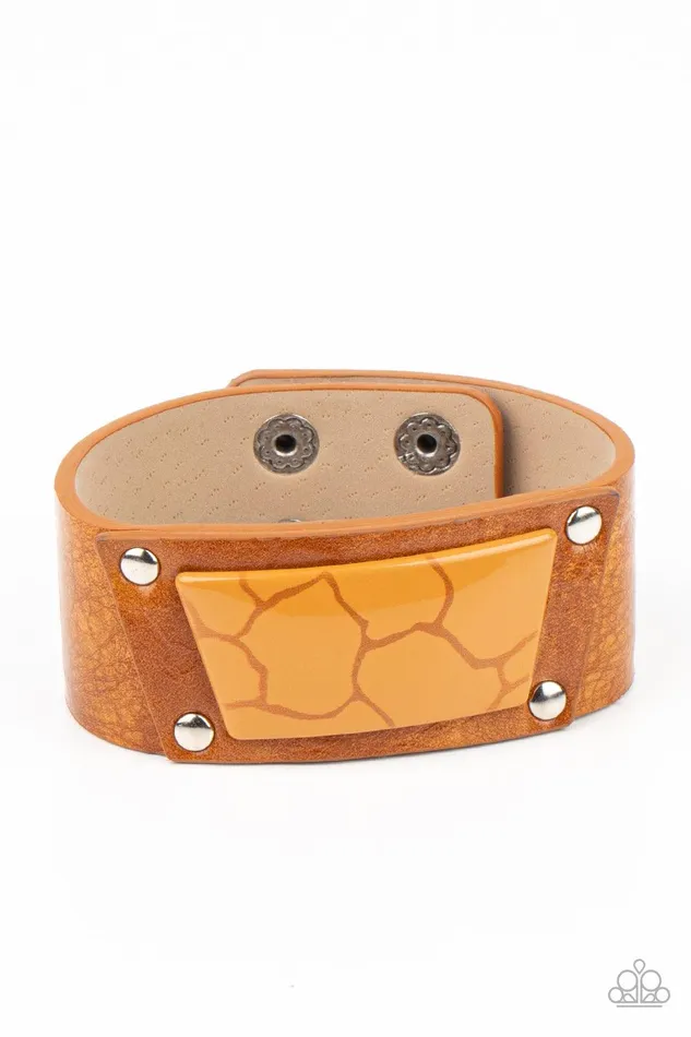 Paparazzi Accessories Bracelets Geo Glamper Brown Bracelet Jewelry by Bretta