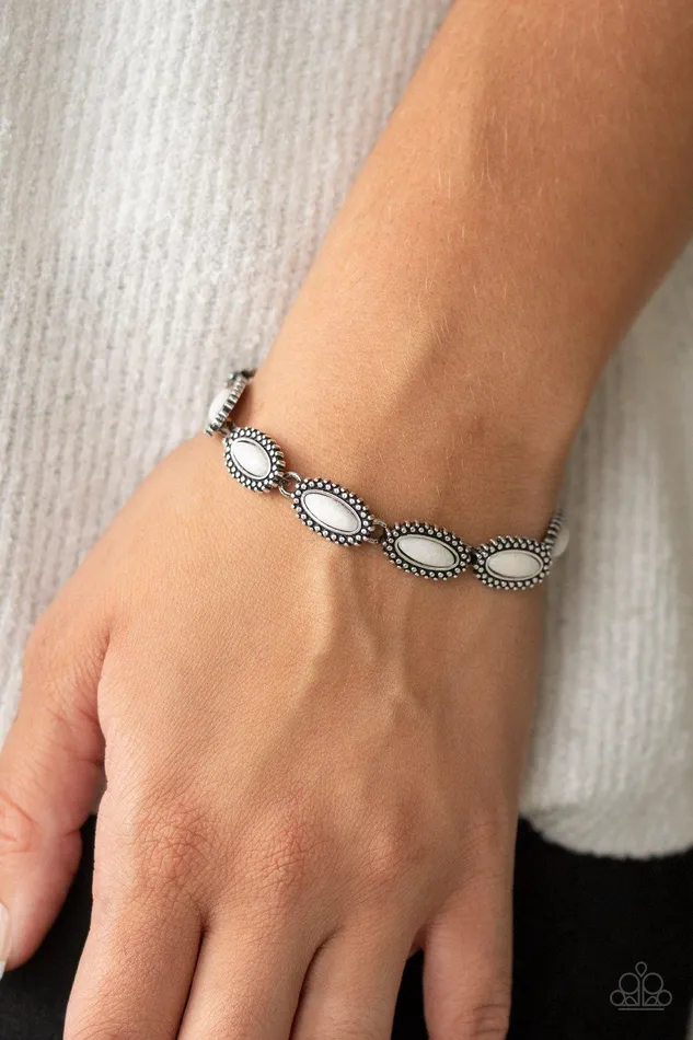 Paparazzi Accessories Bracelets Mineral Magic White Bracelet Jewelry by Bretta