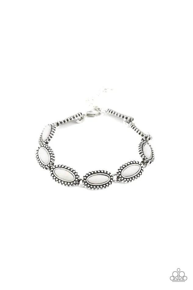 Paparazzi Accessories Bracelets Mineral Magic White Bracelet Jewelry by Bretta