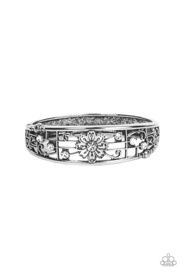 Paparazzi Accessories Bracelets Prairie Musical White Bracelet Jewelry by Bretta