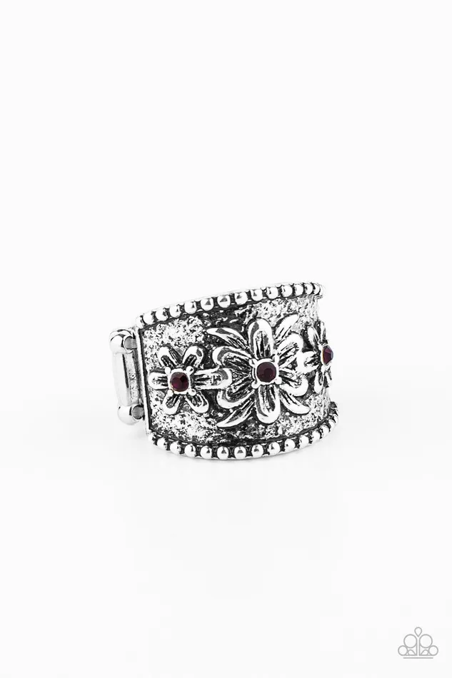 Paparazzi Accessories Rings Tropical Nights Purple Ring Jewelry by Bretta