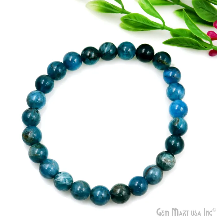 Bracelets Beaded Gemstone Bracelet Round 8mm GemMartUSA Bracelets Beaded Gemstone Bracelet Round 8mm GemMartUSA