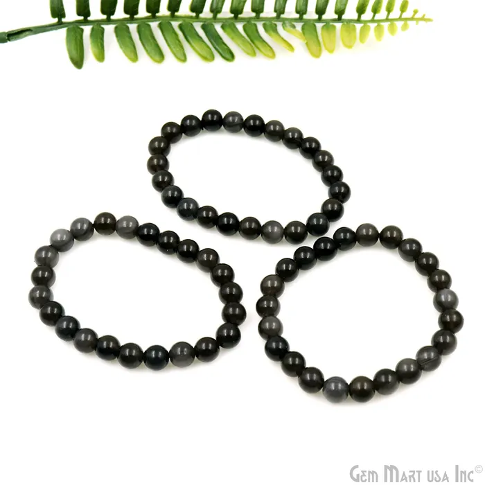 Bracelets Beaded Gemstone Bracelet Round 8mm GemMartUSA Bracelets Beaded Gemstone Bracelet Round 8mm GemMartUSA