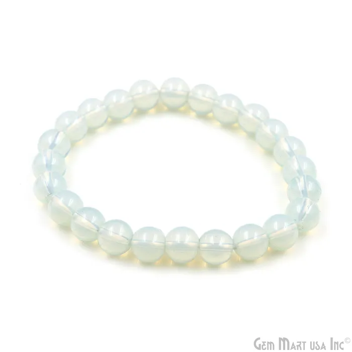 Bracelets Beaded Gemstone Bracelet Round 8mm GemMartUSA Bracelets Beaded Gemstone Bracelet Round 8mm GemMartUSA