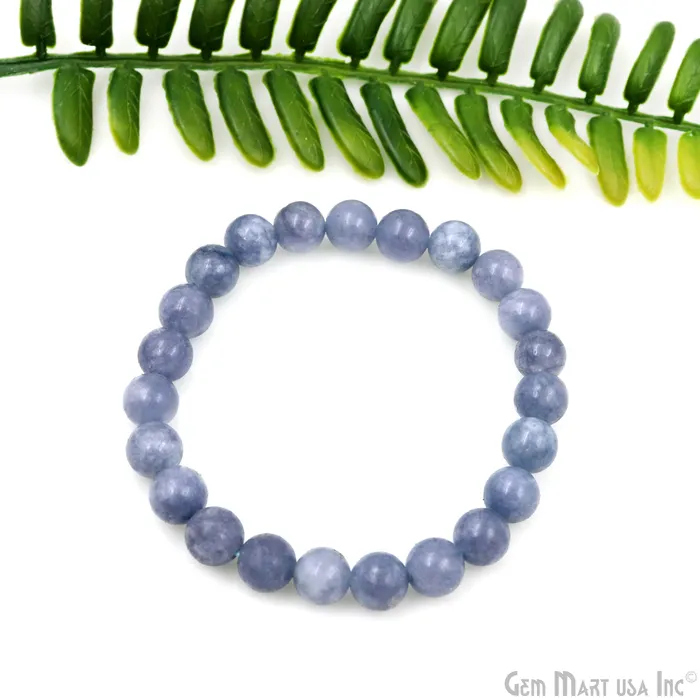 Bracelets Beaded Gemstone Bracelet Round 8mm GemMartUSA Bracelets Beaded Gemstone Bracelet Round 8mm GemMartUSA