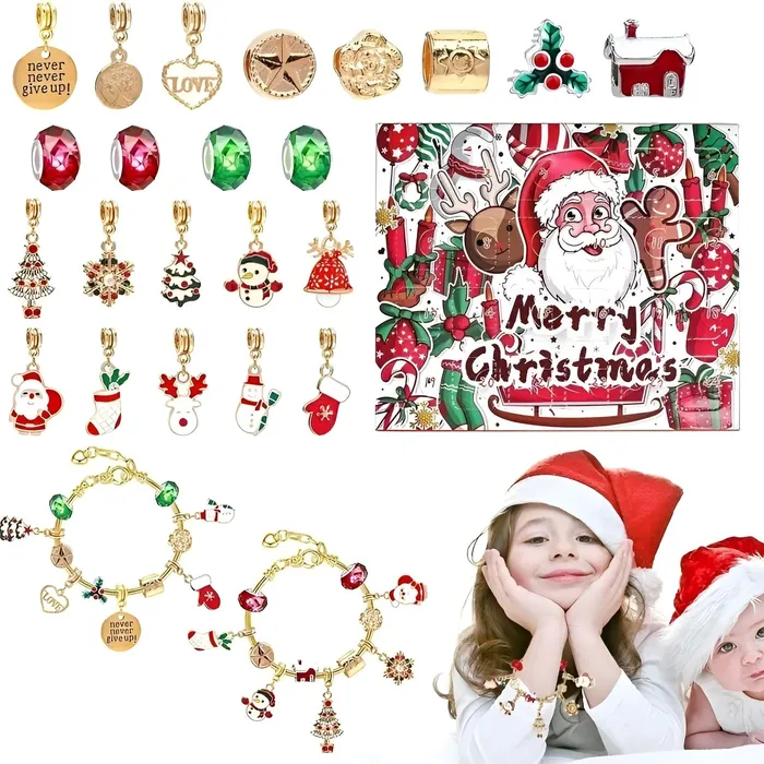 Bracelets Customized Jewel Festive Charm Bracelet Advent Calendar