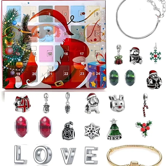 Bracelets Customized Jewel Festive Charm Bracelet Advent Calendar