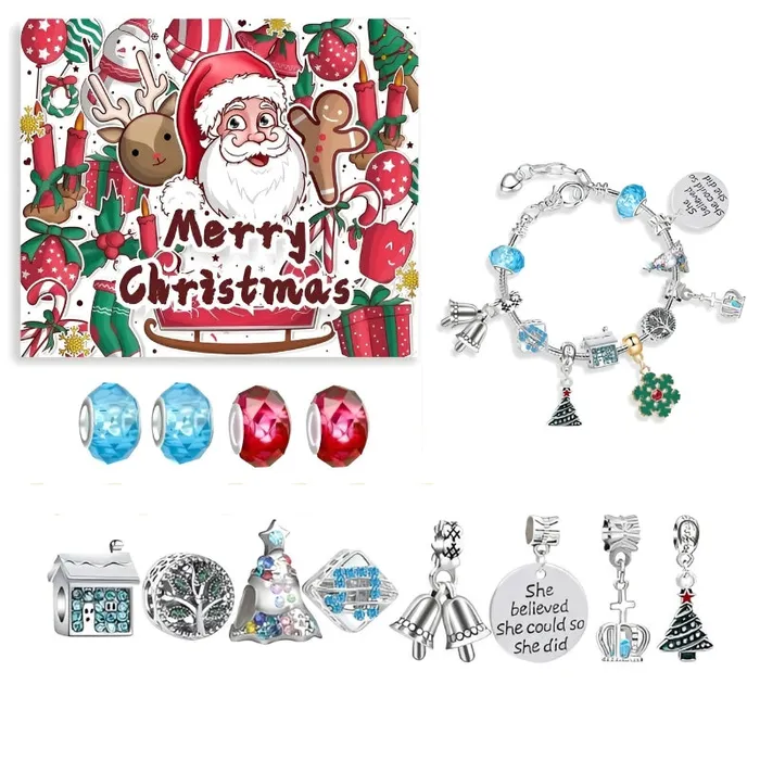 Bracelets Customized Jewel Festive Charm Bracelet Advent Calendar