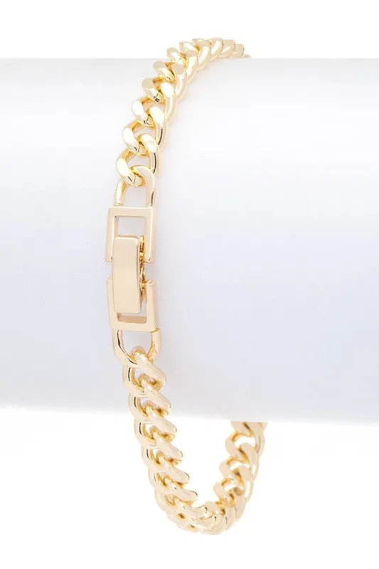 Bracelets CZ Evil Eye Pendant Chain Link Bracelet LA Jewelry Plaza