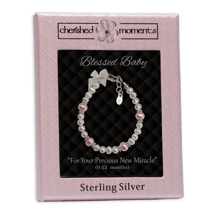 Bracelets Sterling Silver New Arrival Baby Bracelet Infant Girl Newborn Gift Cherished Moments Bracelets Sterling Silver New Arrival Baby Bracelet Infant Girl Newborn Gift Cherished Moments