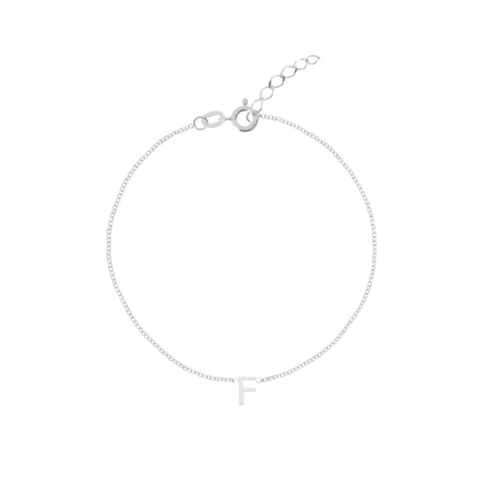 Camile Stone Bracelets The Original Single Initial Letter Bracelet