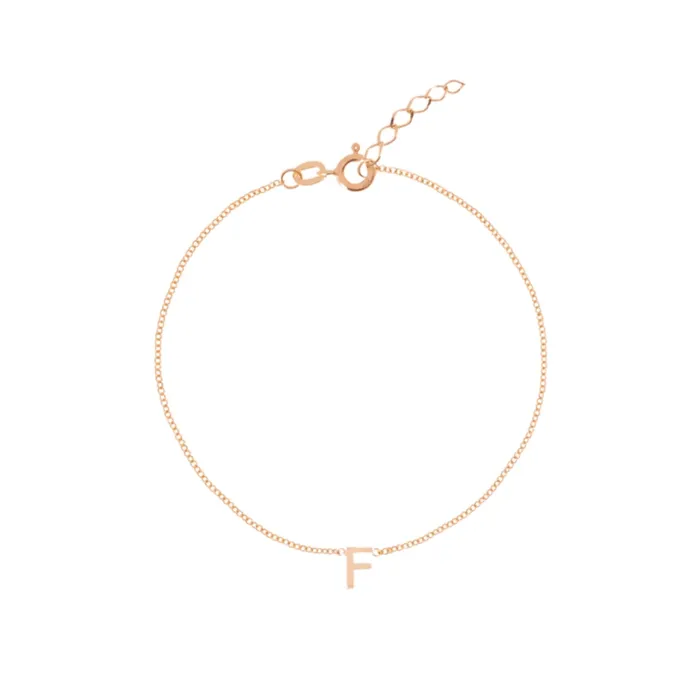 Camile Stone Bracelets The Original Single Initial Letter Bracelet
