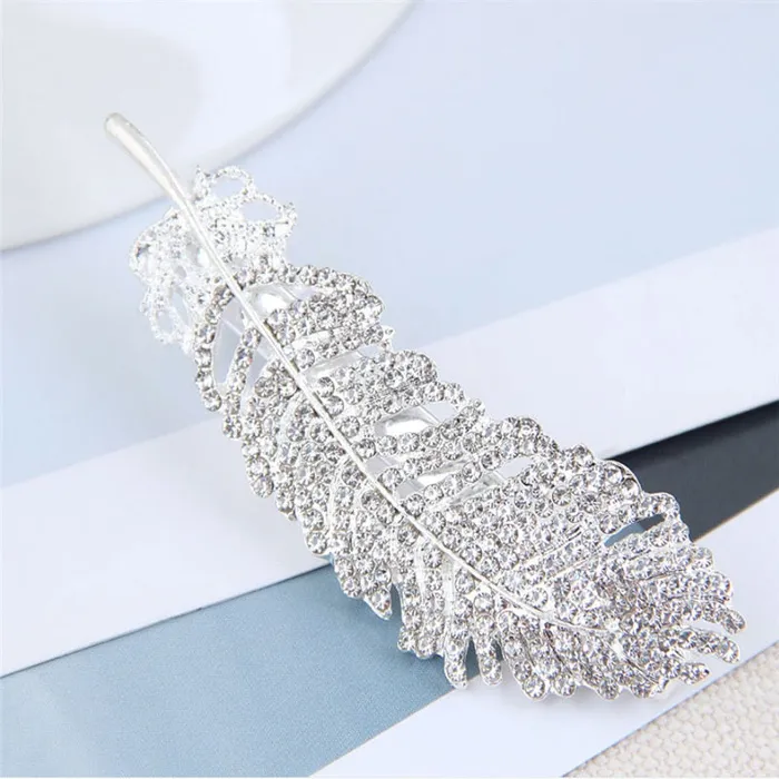 Earrings SWEET T 52 Luxury Crystal Hair PinClip Sets for Women and Girls 1 to 3 Pieces in Gold or Silver