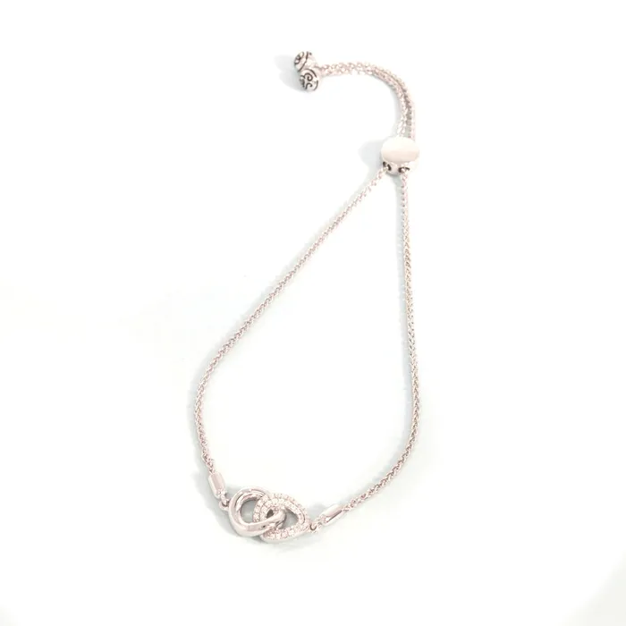Ella Stein Silver Interlocking Ring Bracelet SI2109 Ella Stein Bracelets