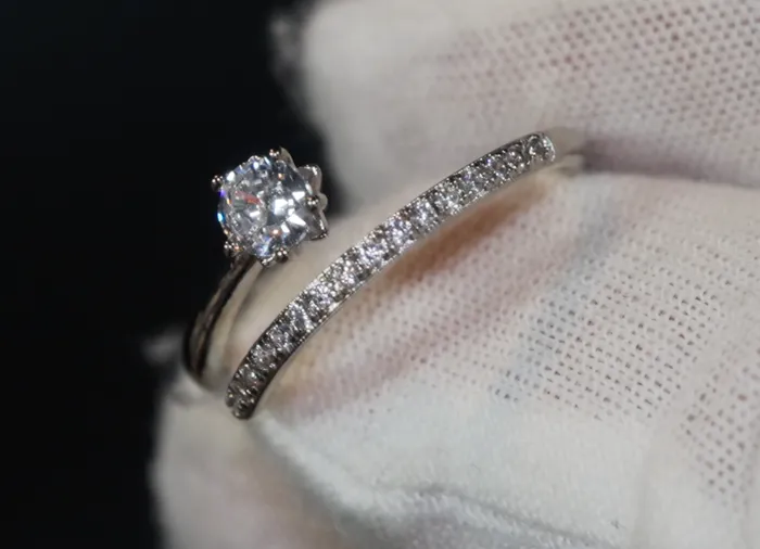 Fashion Ring Twist Ring Round Diamond Ring Wrapped Ring Twist Ring Stackable Ring Charm Ring Shooting Star Ring Lab Diamonds London Rings