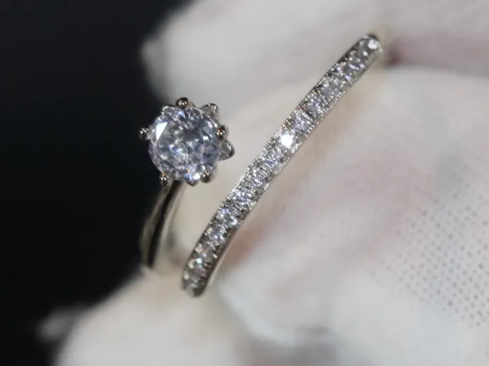 Fashion Ring Twist Ring Round Diamond Ring Wrapped Ring Twist Ring Stackable Ring Charm Ring Shooting Star Ring Lab Diamonds London Rings