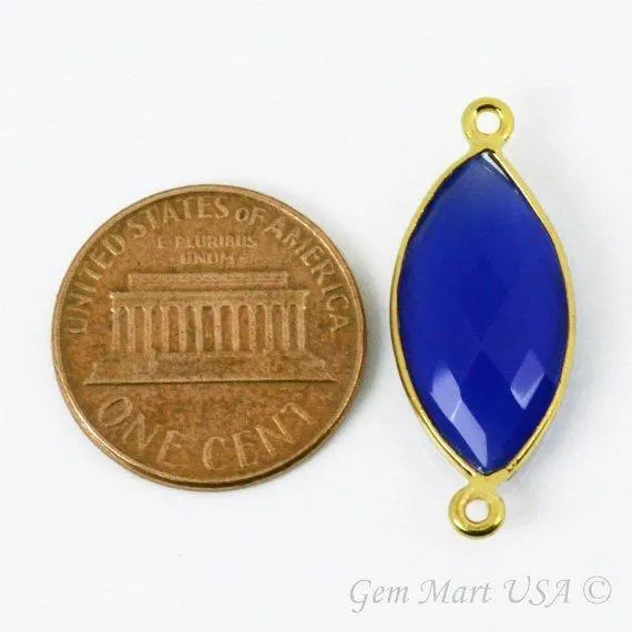 GemMartUSA Marquise 10x20mm Double Bail Gold Bezel Gemstone Connector PreStyled Sets GemMartUSA Marquise 10x20mm Double Bail Gold Bezel Gemstone Connector PreStyled Sets