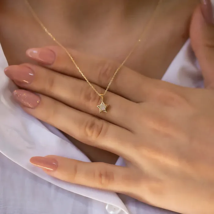 Grace PK Necklaces Diamond Star Necklace