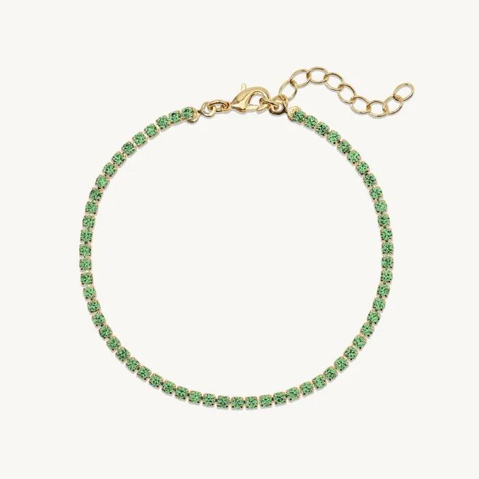 Ideaure Jewlery Bracelets Fiona Gemstone Tennis Bracelet