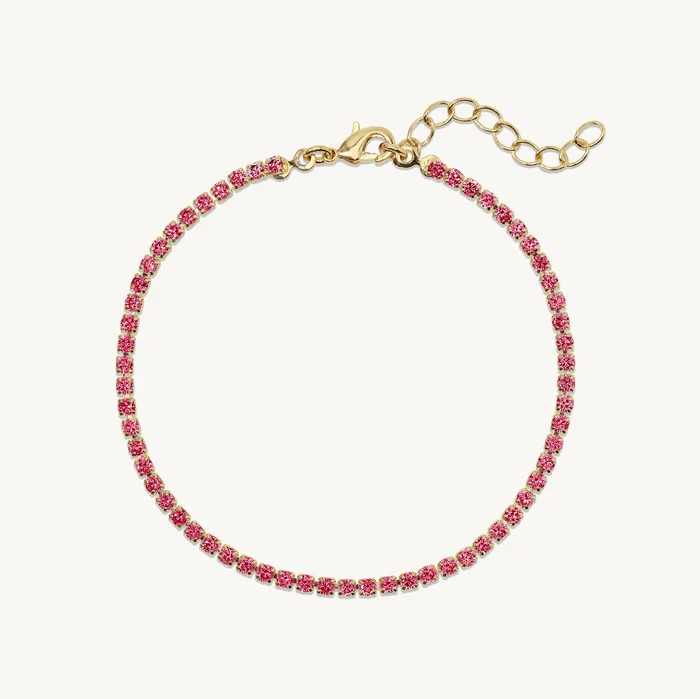 Ideaure Jewlery Bracelets Fiona Gemstone Tennis Bracelet