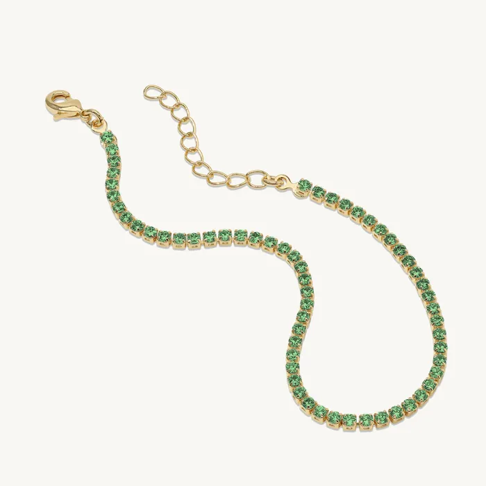 Ideaure Jewlery Bracelets Fiona Gemstone Tennis Bracelet