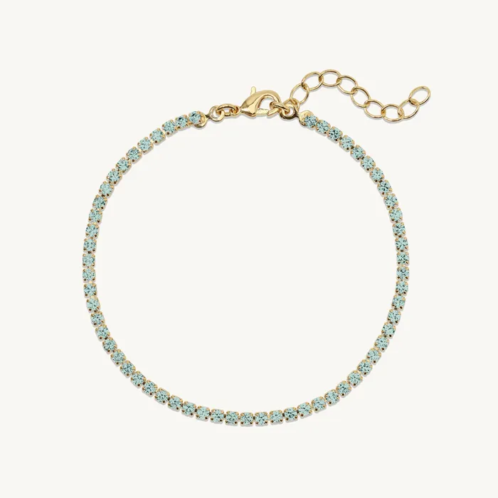 Ideaure Jewlery Bracelets Fiona Gemstone Tennis Bracelet
