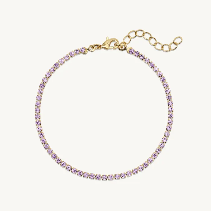 Ideaure Jewlery Bracelets Fiona Gemstone Tennis Bracelet