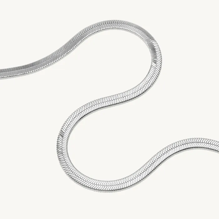 Necklaces Ideaure Jewelry Giovanna Herringbone Chain Necklace