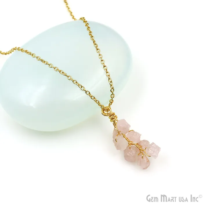 PreStyled Sets DIY Rough Gemstones 30x10mm Gold Wire Wrapped Connector Pendant 1pc GemmartUSA PreStyled Sets DIY Rough Gemstones 30x10mm Gold Wire Wrapped Connector Pendant 1pc GemmartUSA