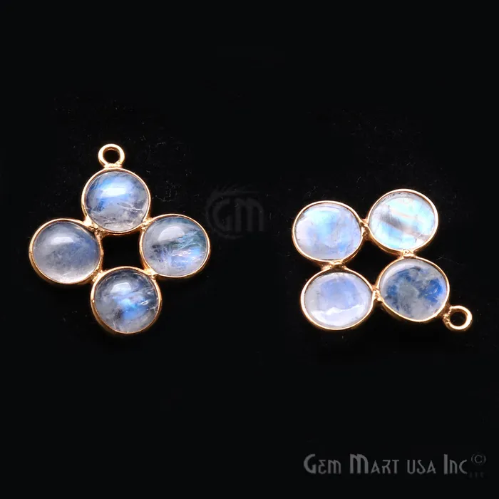 PreStyled Sets GemmartUSA DIY Rainbow Moonstone 22x16mm Gold Plated Chandelier Finding Component PreStyled Sets GemmartUSA DIY Rainbow Moonstone 22x16mm Gold Plated Chandelier Finding Component