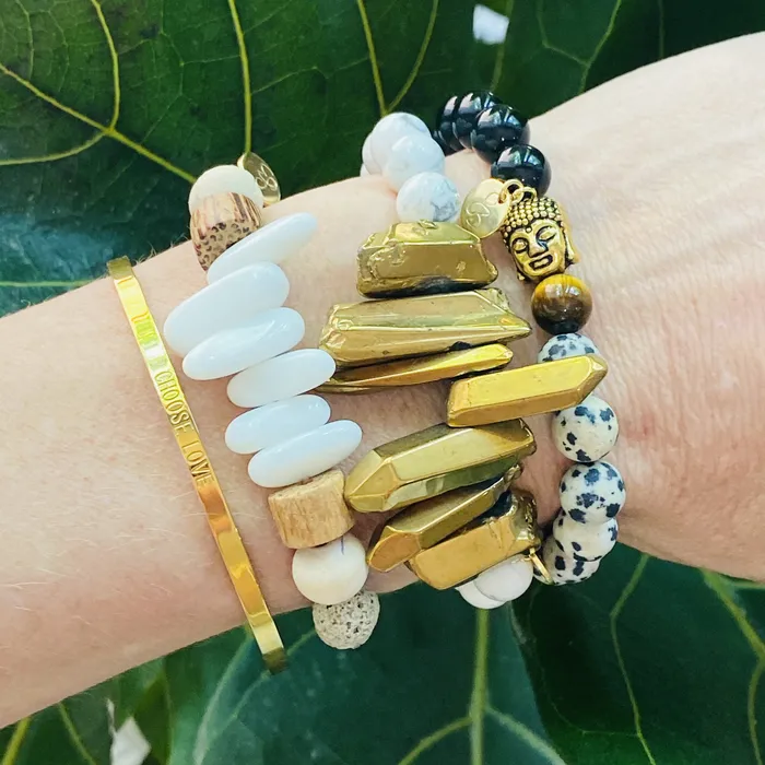 Sarah Belle Mantra Cuff Choose Love Bracelet Bracelets