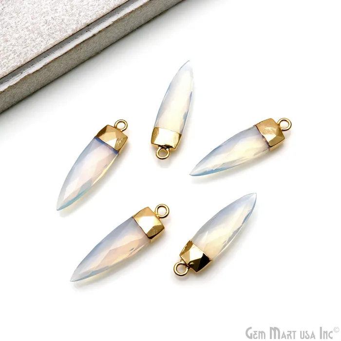 Triangle Shape Gold Electroplated Bracelet Charms Pendant Connector GemMartUSA Bracelets Triangle Shape Gold Electroplated Bracelet Charms Pendant Connector GemMartUSA Bracelets