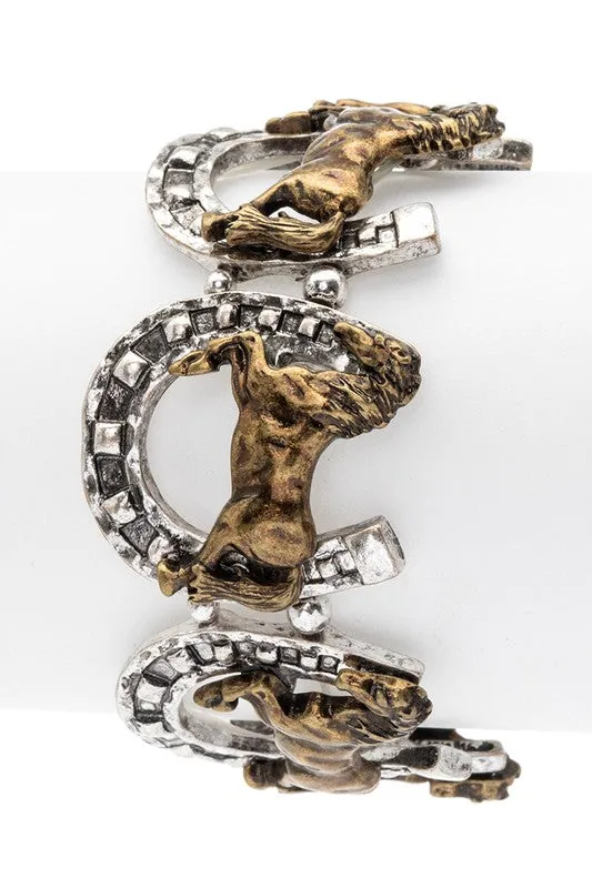 Western Horse Stretch Bracelet LA Jewelry Plaza Bracelets